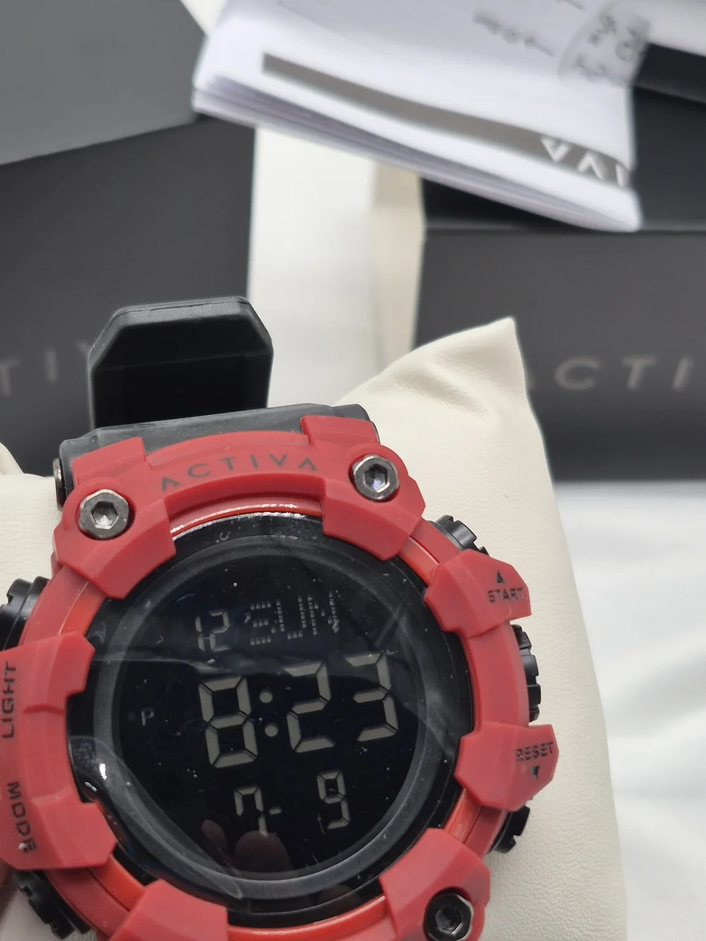 Ativa Red and Black Rugged Sport Watch